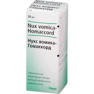 Нукс вомика-гоммакорд капли для приема внутрь гомеопатические 30мл
