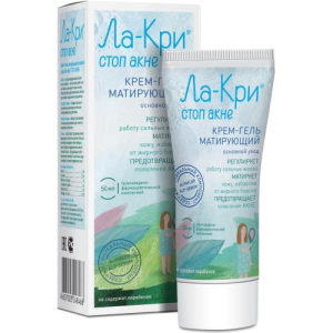 Ла-кри крем-гель для лица 50мл стоп акне матирующий