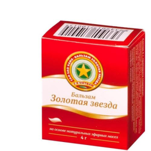 Золотая звезда бальзам мазь для наружного применения 4г