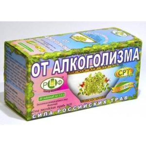 Сила российских трав №31 фиточай от алкоголизма 1,5г. №20 пак. ( + стевия)