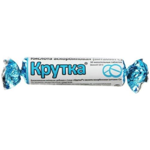 Аскорбиновая кислота крутка таблетки жевательные 3.0г №10 вкус классич.