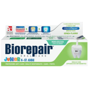 Биорепаир зубная паста 75мл джуниор 6-12 лет сладкая мята