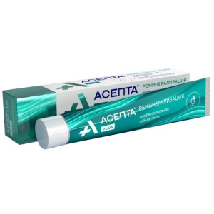 Асепта плюс зубная паста 75мл реминерализация