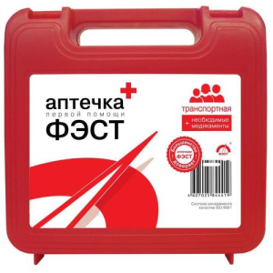 Аптечка первой помощи транспортная перечень №4 /фэст/