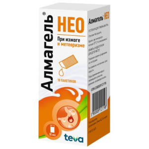 Алмагель нео суспензия для приема внутрь 10мл №10 