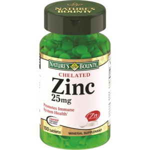 Нэйчес баунти таблетки 25мг №100 цинка хелат бад