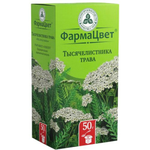 Тысячелистника трава сырье растительное измельченное 50г