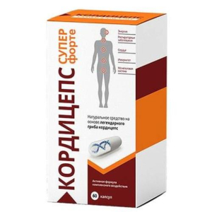 Кордицепс супер форте капсулы 495мг №60 бад