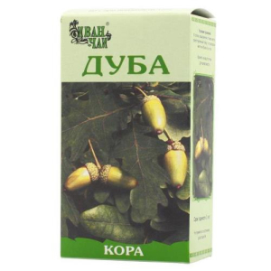 Дуба кора сырье растительное измельченное 50г 