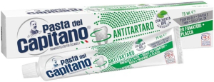 Паста дел капитано зубная паста 75мл для курящих от зубного камня
