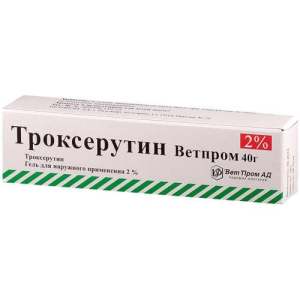 Троксерутин дс гель для наружного применения 2% 40г