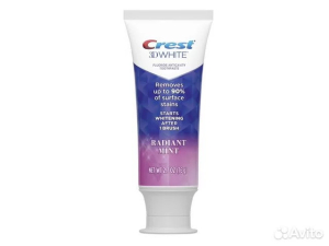 Крест 3д уайт зубная паста 104г luminous mint отбелив