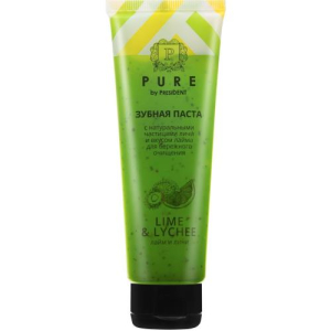Президент пьюр бай президент зубная паста 100г лайм + личи