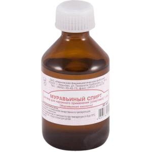 Муравьиный спирт раствор для наружного применения  50мл