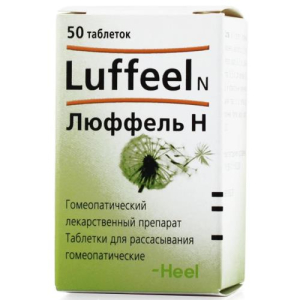 Люффель н таблетки для рассасывания гомеопатические №50