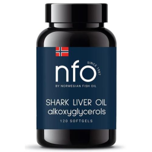 Норвегиан фиш оил омега-3 капсулы №120 жир печени акулы бад