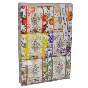 Ла флорентина набор 115г №2 мыло туалетное твердое имбирный пряник