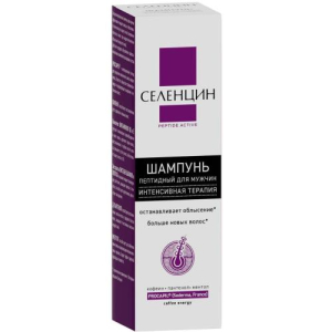 Селенцин пептид актив шампунь для волос 200мл интенсивная терапия д/мужчин