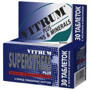 Витрум суперстресс плюс таблетки №30