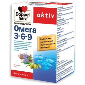 Доппельгерц актив омега-3-6-9 капсулы №60 бад