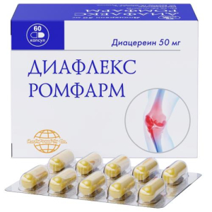 Диафлекс ромфарм капсулы 50мг №60