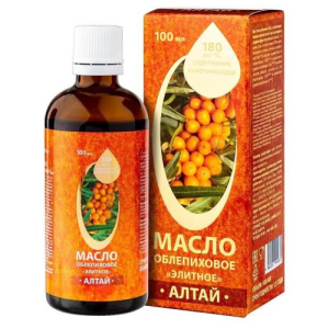 Алтай облепиховое масло 180мг% 100мл элитное