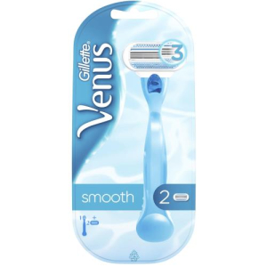 Жиллет венус смуф станок бритвенный  + 2 кассеты