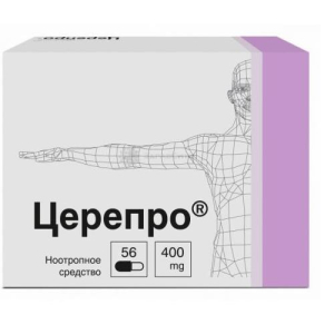 Церепро капсулы 400мг №56