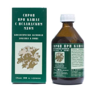 Сироп при кашле с исландским мхом 100мл.