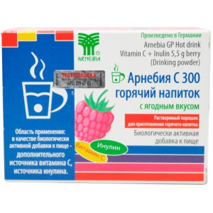 Арнебия с 300 порошок для приготовления напитка 5.5г №10 горячий напиток ягодный вкус бад