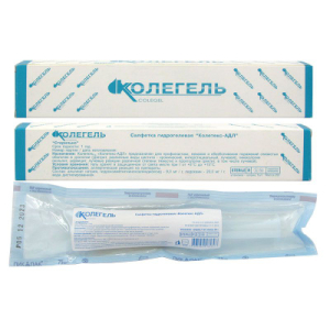 Колетекс колегель адл салфетка 20г диоксидин + лидокаин