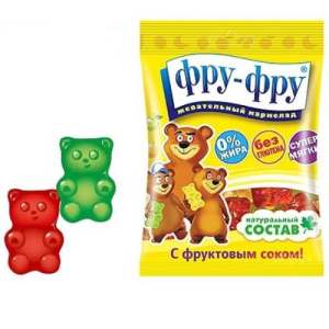 Фру-фру мармелад жевательный 100г медвежата