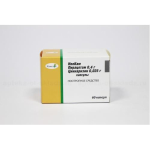 Ноокам капсулы 400мг + 25мг №60