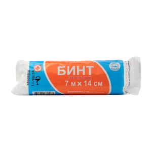 Верамед бинт медицинский марлевый стерильный 7мх14см