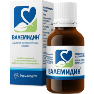 Валемидин капли для приема внутрь спиртовые 25мл