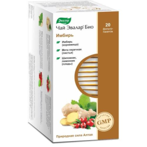 Эвалар био чай №20 имбирь бад