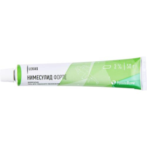 Нимесулид форте гель для наружного применения 2% 50г