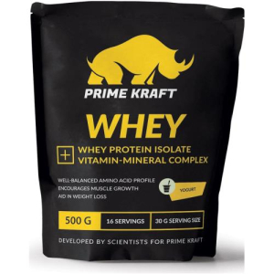 Прайм крафт вей протеин порошок для приготовления раствора для приема внутрь 500г йогурт