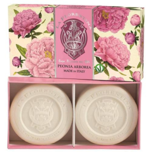 Ла флорентина набор 115г №2 мыло туалетное твердое изысканный пион