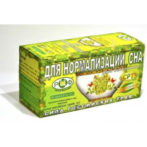Сила российских трав №02 фиточай нормализация сна 1,5г. пакет №20 + стевия