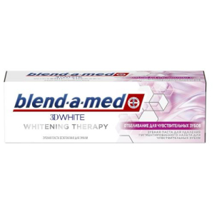 Бленд-а-мед зубная паста 75мл 3d white therapy отбеливание д/чувствит. зубов