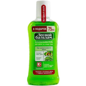Лесной бальзам ополаскиватель для полости рта 400мл кора дуба + пихта