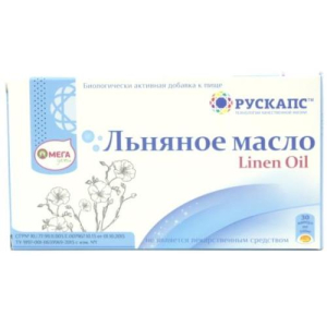 Масло льняное 500мг. №30 капс.