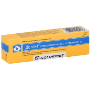 Долгит крем для наружного применения 5% 20г