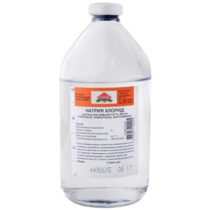 Натрия хлорид раствор для инфузий 0.9% 400мл №15