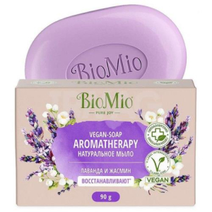 Биомио ароматерапи мыло 90г натуральный лаванда+жасмин  [biomio aromatherapy]