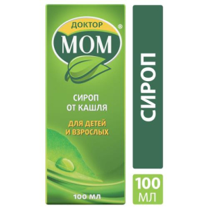 Доктор мом сироп 100мл в комплекте с мерным стаканчиком