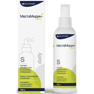 Местамидин-сенс раствор для местного и наружного применения 150мл daily