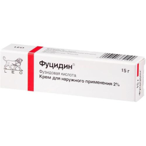 Фуцидин крем для наружного применения 2% 15г