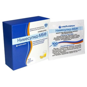 Нимесулид-мбф гранулы для приготовления суспензии для приема внутрь 100мг 2г №10
